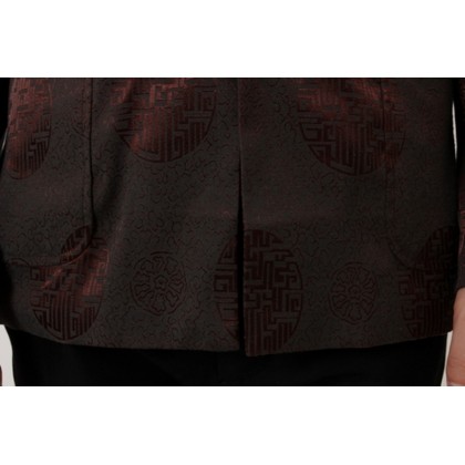 Chinese Traditional Rayon Brown Jacket 12006-60 Chinese Traditional Rayon Brown Jacket 12006-60
