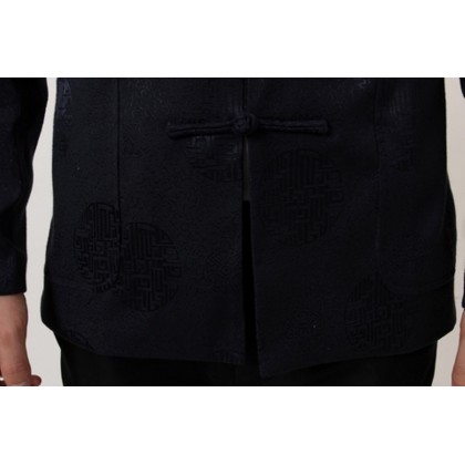 Chinese Traditional Rayon Navy Jacket 12006-76 Chinese Traditional Rayon Navy Jacket 12006-76