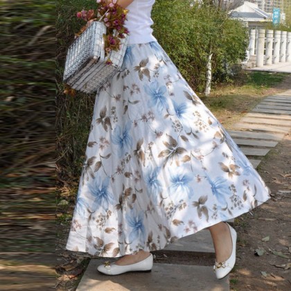 Linen Maxi Skirt - Pure Lily 8012-70 (Clearance No Exchange/Return) Linen Maxi Skirt - Pure Lily 8012-70 (Clearance No Exchange/Return)