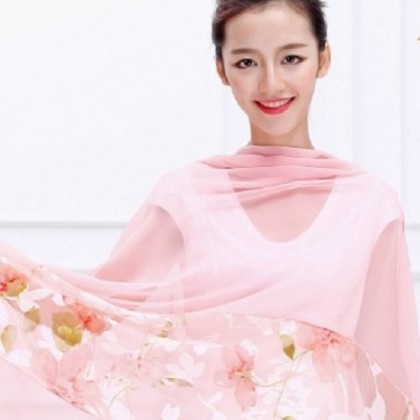 Shanghai Story Chiffon Scarf S109