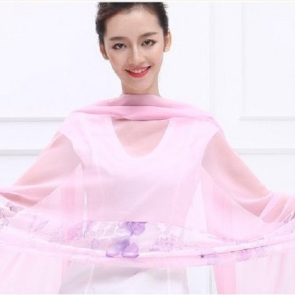 Shanghai Story Chiffon Scarf S113