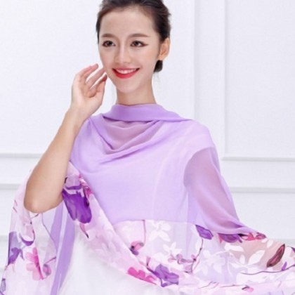 Shanghai Story Chiffon Scarf S116