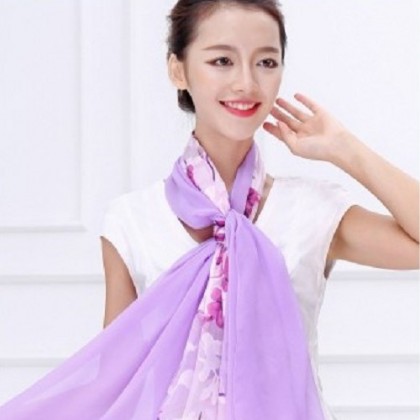 Shanghai Story Chiffon Scarf S116