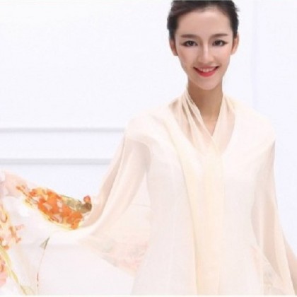 Shanghai Story Chiffon Scarf S117 Shanghai Story Chiffon Scarf S117