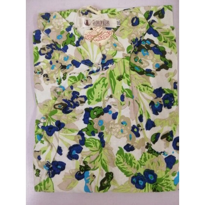 Spring Dawn Linen Midi Qipao 1139-50 Spring Dawn Linen Midi Qipao 1139-50