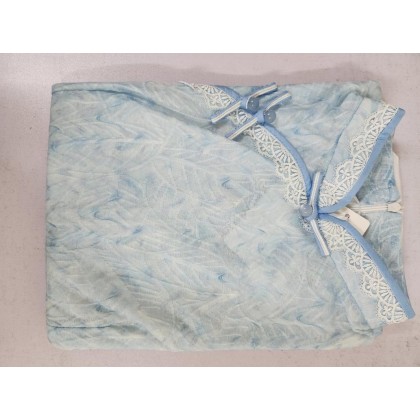 Fresh and Sweet Lace Light Blue Midi Cheongsam 1041-72 Fresh and Sweet Lace Light Blue Midi Cheongsam 1041-72