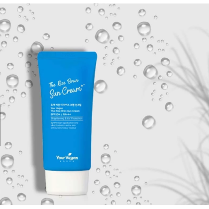 Your Vegan The Rice Bran Sun Cream SPF 50 PA+ 50ml (Expiry: 23/6/27) Your Vegan The Rice Bran Sun Cream SPF 50 PA+ 50ml (Expiry: 23/6/27)