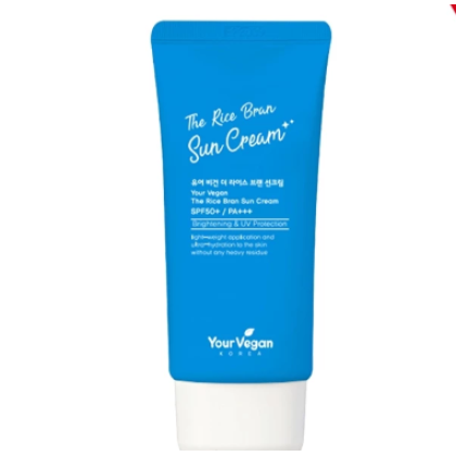 Your Vegan The Rice Bran Sun Cream SPF 50 PA+ 50ml (Expiry: 23/6/27) Your Vegan The Rice Bran Sun Cream SPF 50 PA+ 50ml (Expiry: 23/6/27)