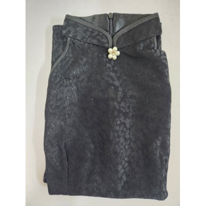 Sexy Black Composite Lace Midi Cheongsam 1209-99 Sexy Black Composite Lace Midi Cheongsam 1209-99